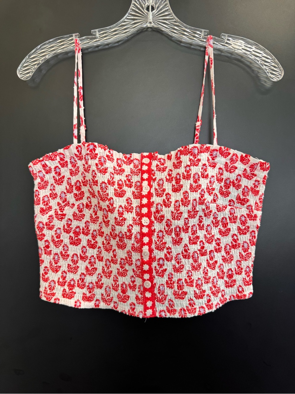 New Roller Rabbit X Target Collaboration Top Size Small Size Medium Stretch Red